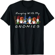 PAGLIO Hanging With My Gnomies Funny Gnome Friend Christmas T-Shirt