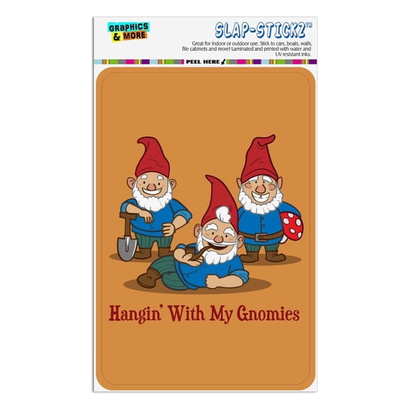 Hanging With My Gnomies Gnomes Home Business Office Sign