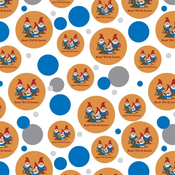 Hanging With My Gnomies Gnomes Premium Gift Wrap Wrapping Paper Roll
