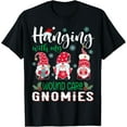 thumbnail image 1 of Hanging With My Wound care Gnomies Nurse Christmas Santa Hat T-Shirt, 1 of 4