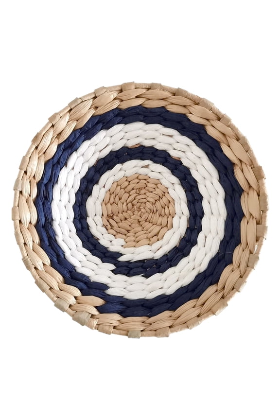Hanging Woven Wall Basket - Seagrass Woven Basket Wall Decor - Wall Baskets Decor Boho Flat - Match in Living Room, Bedroom or Kitchen