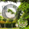 thumbnail image 1 of Hanging Wreath Bird Feeder – Metal Open Tray with Removable Base, Weatherproof Garden Decor (Style A), 1 of 5