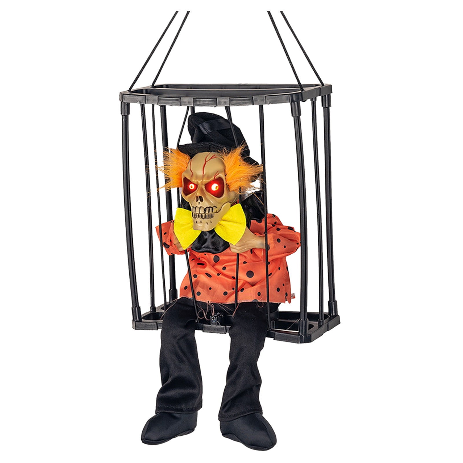 Hanging Yelling Scary Animated Decorations Indoor Outdoor Talking Props