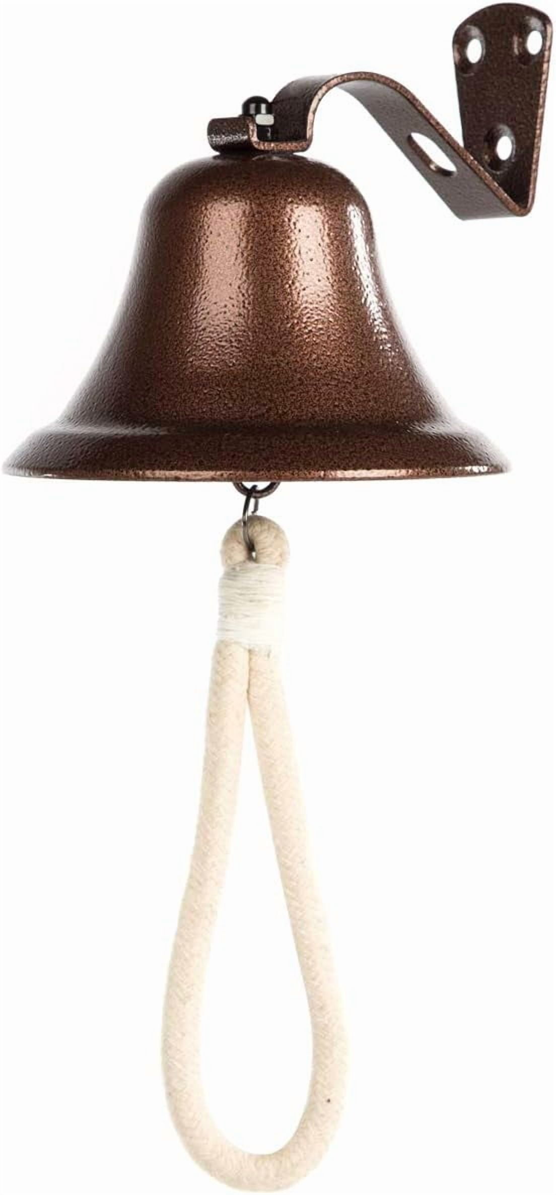 Hanging dinner bell with outdoor installation, indoor use, nautical ...