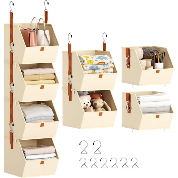 Hanging wardrobe manager - clothes hanging rack, saving space, organizing bedrooms