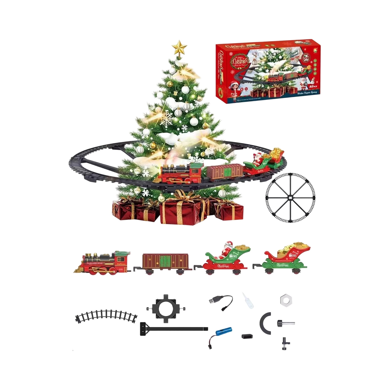 HangingChristmas Train Set, Under The Christmas Tree Train Toy Set