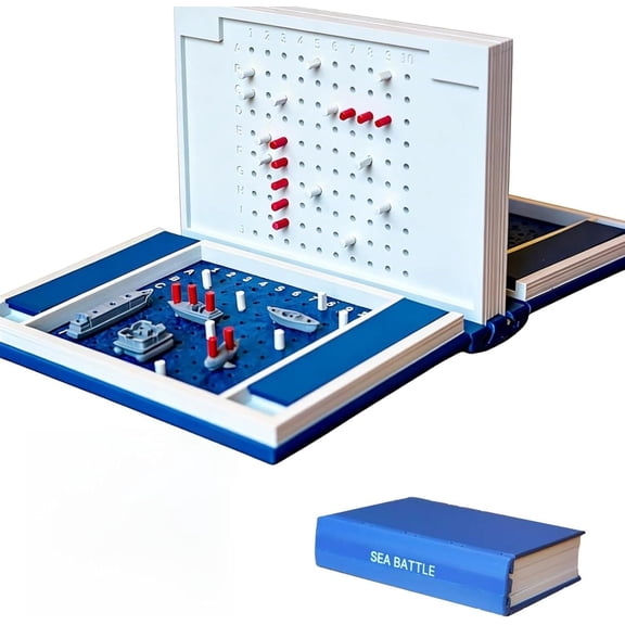Hangman, 3D Printed Board Games, Board Game, Hangman Challenge Game, Four in a Row, Sea Battle, Backgammon, Mancala, Portable Books Design(AA)