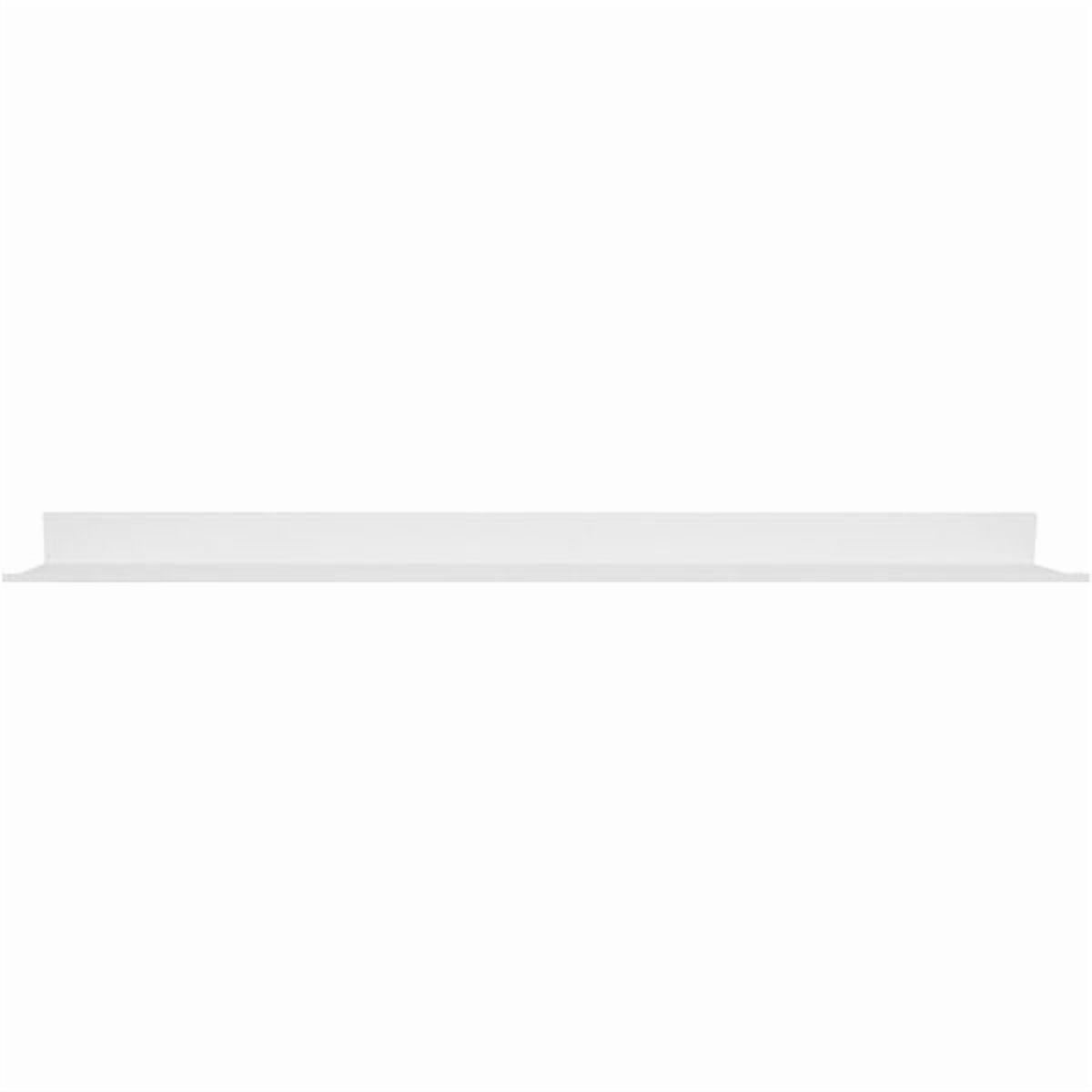 Hangman 48-Inch No-Stud Floating Shelf (White Powder Coat)