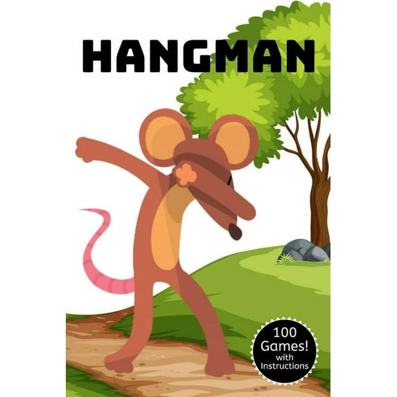Hangman: A Classic Word Game Activity Book Dabbing Mouse Edition - For Kids and Adults - Novelty Themed Gifts - Travel Size (Paperback)