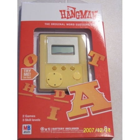 Hangman Handheld Electronic Word Guessing Game