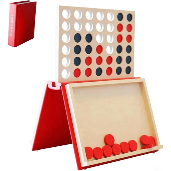 Hangman Game,Book Board Games,3D Printed Chess Book,Magnetic Chess Set,Four in a Row,Sea Battle,Backgammon,Mancala,Portable Books Design Board Game for Adults(#C)