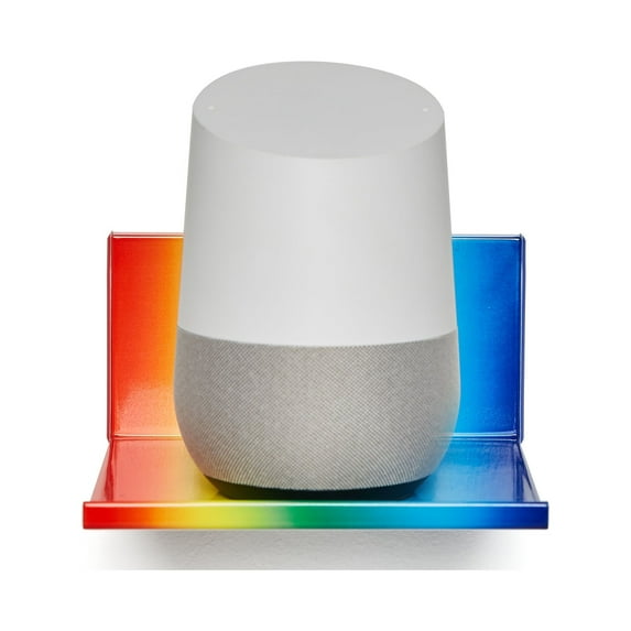 Hangman No Stud Smart Device Shelf, Rainbow, SMS-RW, for Streaming Devices, Small Cameras, Diffusers, Phone Charging