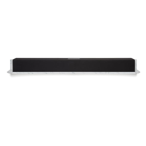 Hangman No Stud Sound Bar Shelf SBS32-m 32 Inch Solid Aluminum with Marble Finish