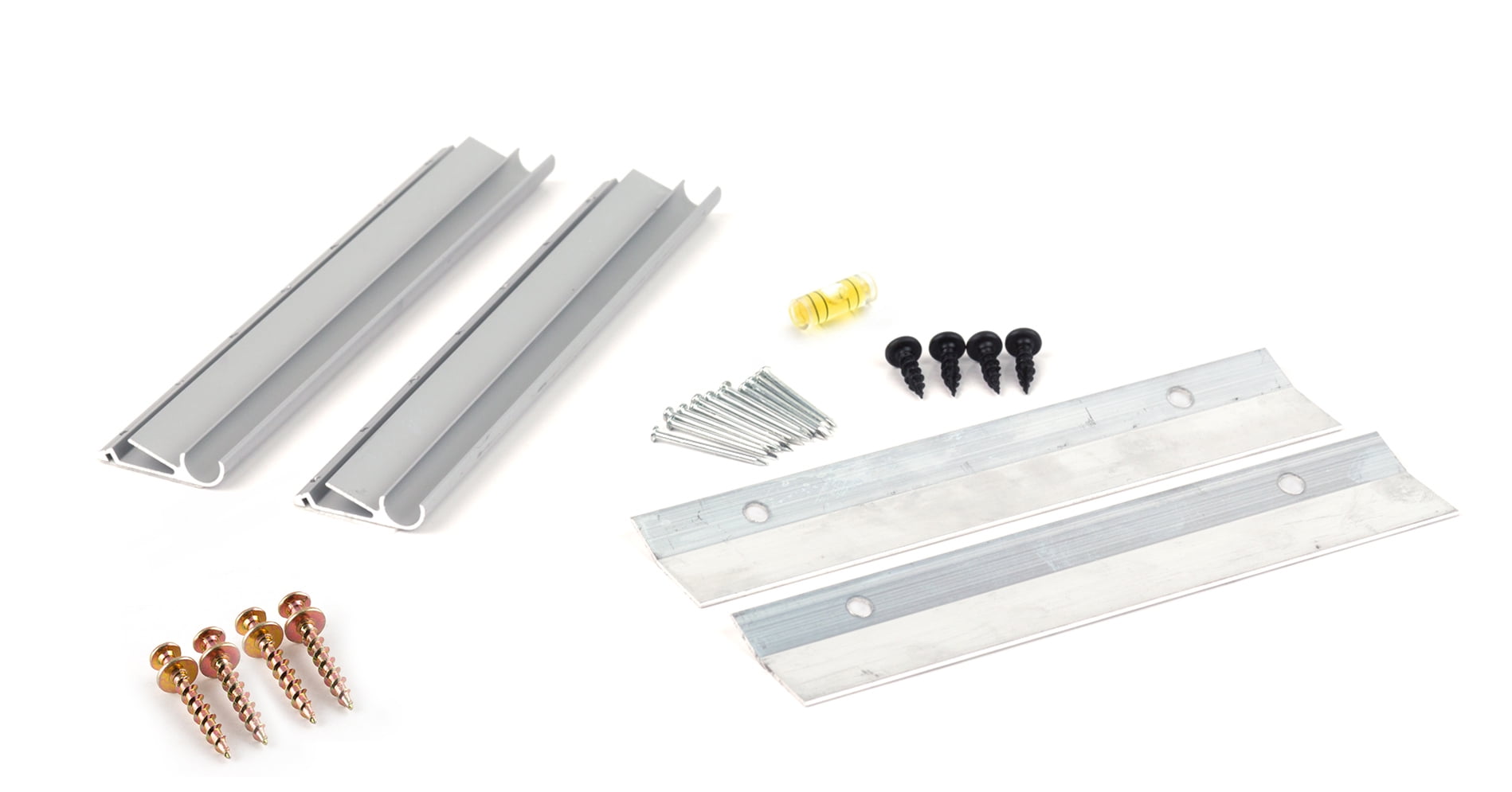 Hangman No Stud Speaker Hanging Kit - Hangs 2 Large and 4 Small Speakers - Silver
