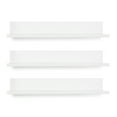 thumbnail image 1 of Hangman PL3K-16-W 16-In. No-Stud Floating Photo Ledge 3 Pack, with Connector Kit (White), 1 of 4