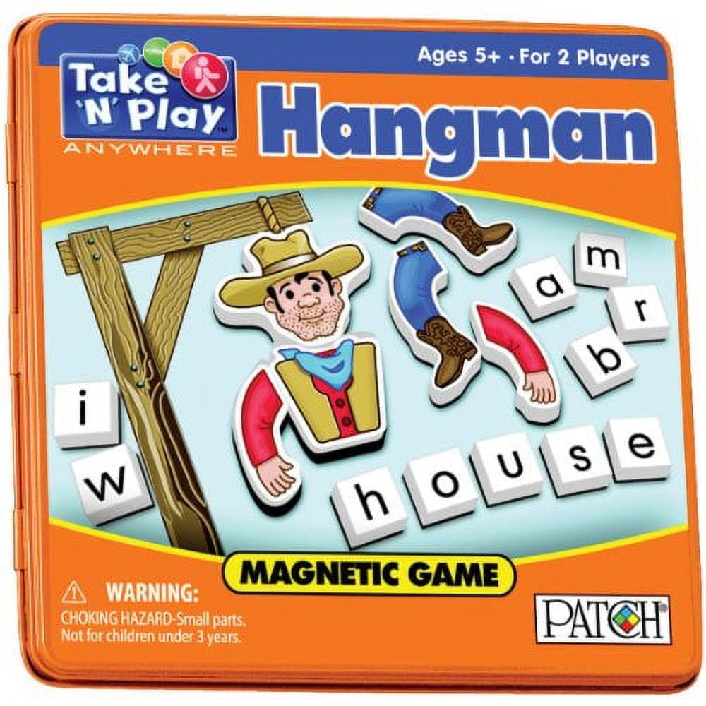 PlayMonster Take N Play Anywhere — Hangman — Easy to Use, Hard to Lose —  Fun on the Go Travel Game — For Ages 5+