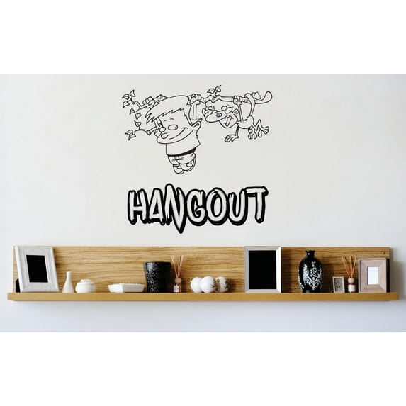 Hangout Hanging From Tree Deer Predator Doe Hunting Bow Arrow Bulls Eye Wilderness Camouflage Holiday Gift Ideas Girl Boy Bedroom Wall Decal Sticker - Size: 22 Inch x 22 Inch