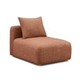 thumbnail image 1 of Hangover Sedona Red Textured Fabric Modular Armless Chair, 1 of 4