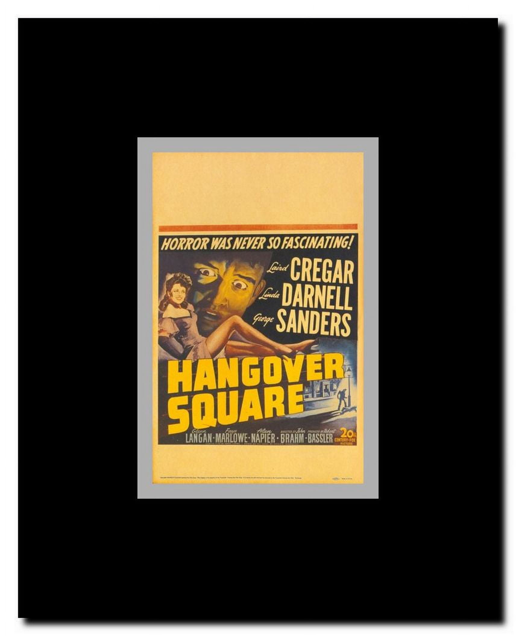 Hangover Square Framed Movie Poster