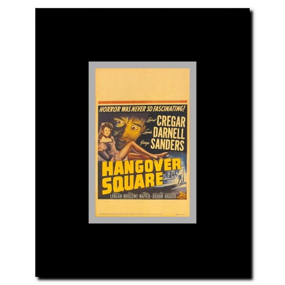 Hangover Square Framed Movie Poster