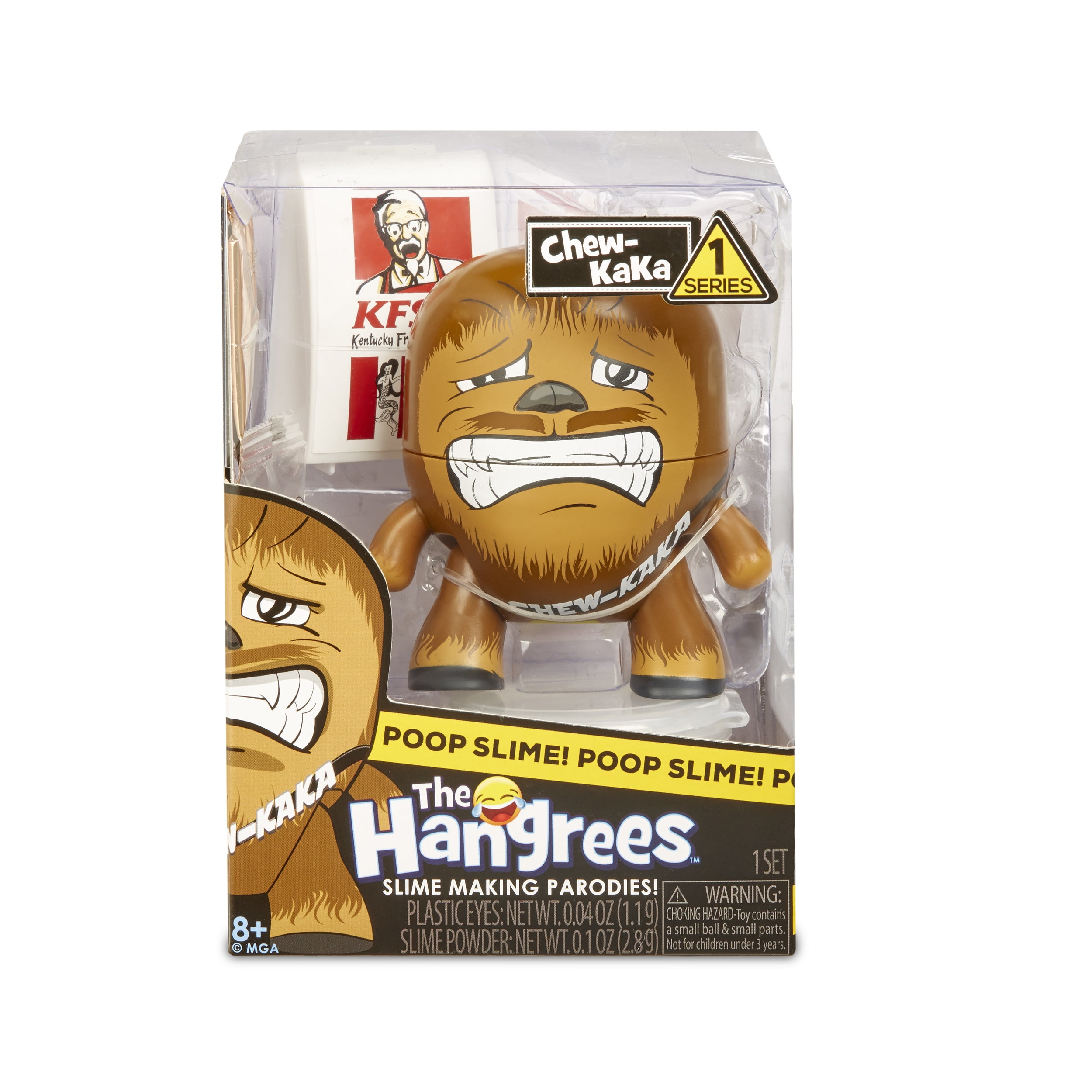 Hangrees ChewKaka Parody Action Figure Set, 5 Pieces