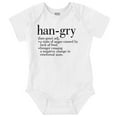 thumbnail image 1 of Hangry Definition Angry Foodie Romper Boys or Girls Infant Baby Brisco Brands 24M, 1 of 6