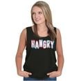 thumbnail image 1 of Hangry Food Lover Hungry Angry Mad Tank Top T Shirts Men Women Brisco Brands S, 1 of 6