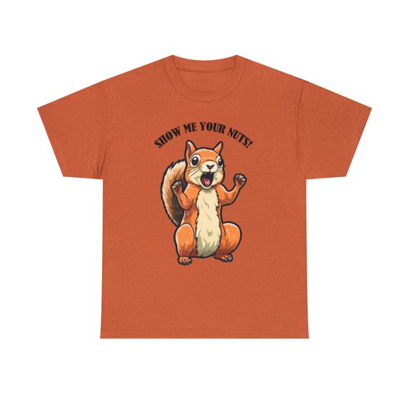 Hangry Squirrel - Unisex Heavy Cotton Tee