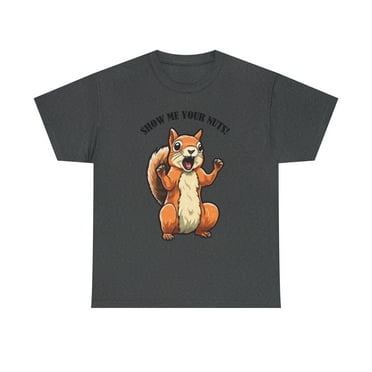 Hangry Squirrel - Unisex Heavy Cotton Tee