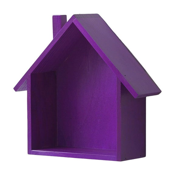 Hangs 2 Product Display Shelves for Nursery Home | Shaped Wooden Wall Shelf with Unique Small Design for Living Room or Bedroom Display