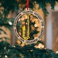 Hangs 2024 Soccer Christmas Ornaments For Tree Decor，2D Wood Ornaments