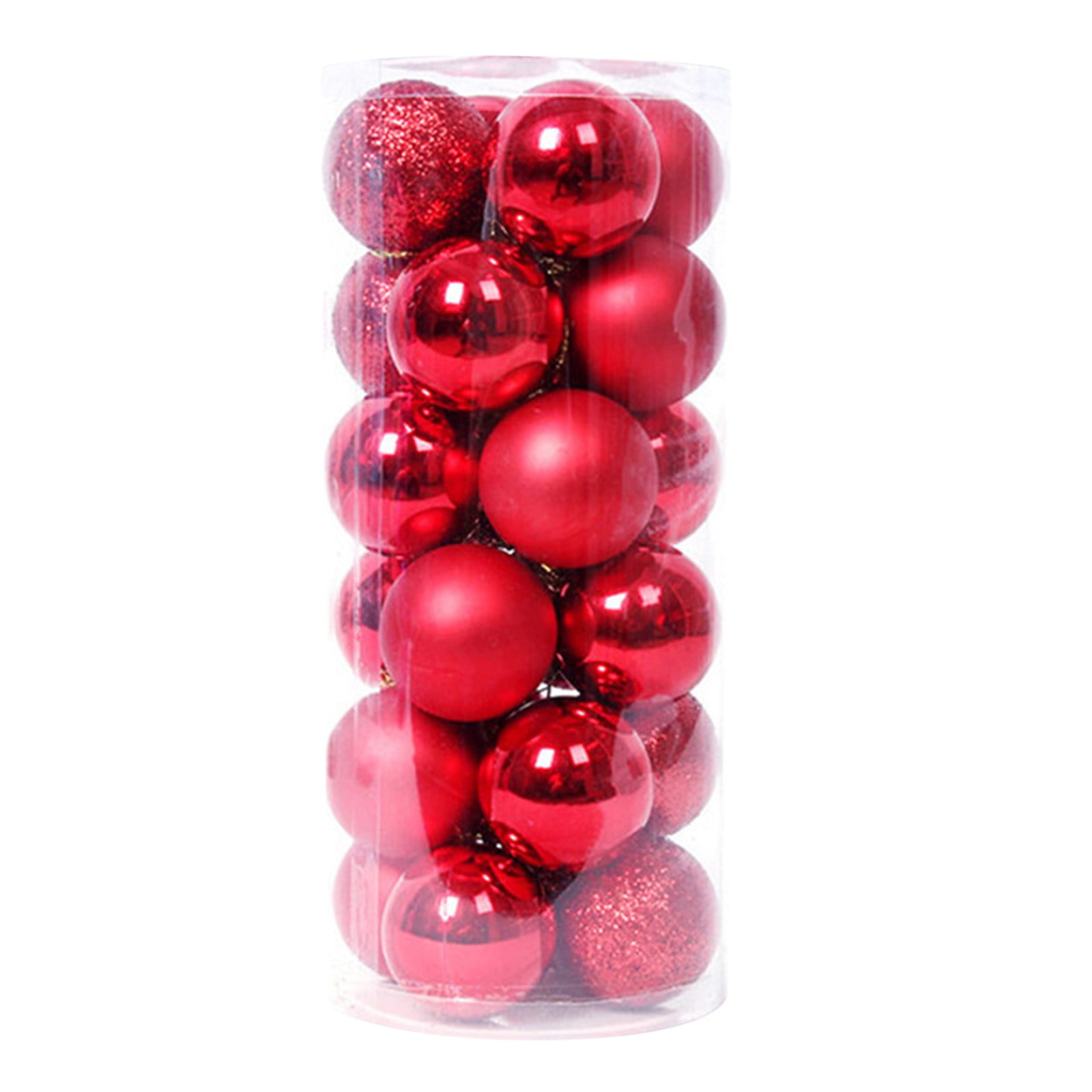 Hangs 24PC Christmas Ball Ornaments Christmas Decorations Tree Balls