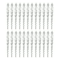 Hangs - Crystal Hanging Ornaments - Clear Glass Icicle Christmas Ornament Set of 24 - 24*Icicles