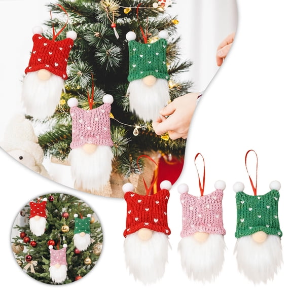 Hangs Holiday Decoration - Festive Hanging Of 3 For Seasonal Indoor Outdoor Parties