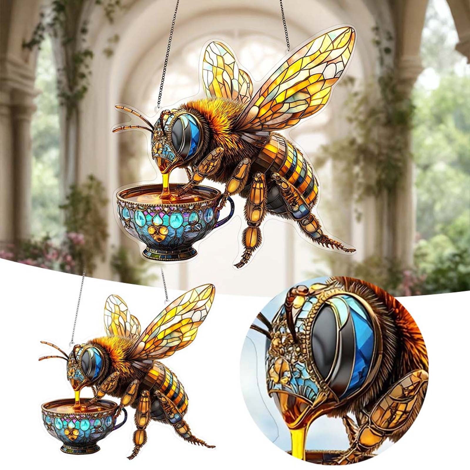 Crystal Fantasy Suncatcher - Two Cats in the Moon – Tierra Zen