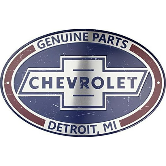 Hangtime Chevrolet Genuine Parts Detroit Michigan Parking Sign