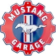 thumbnail image 1 of Hangtime Mustang Garage 12 inch Gear Sign, 1 of 1