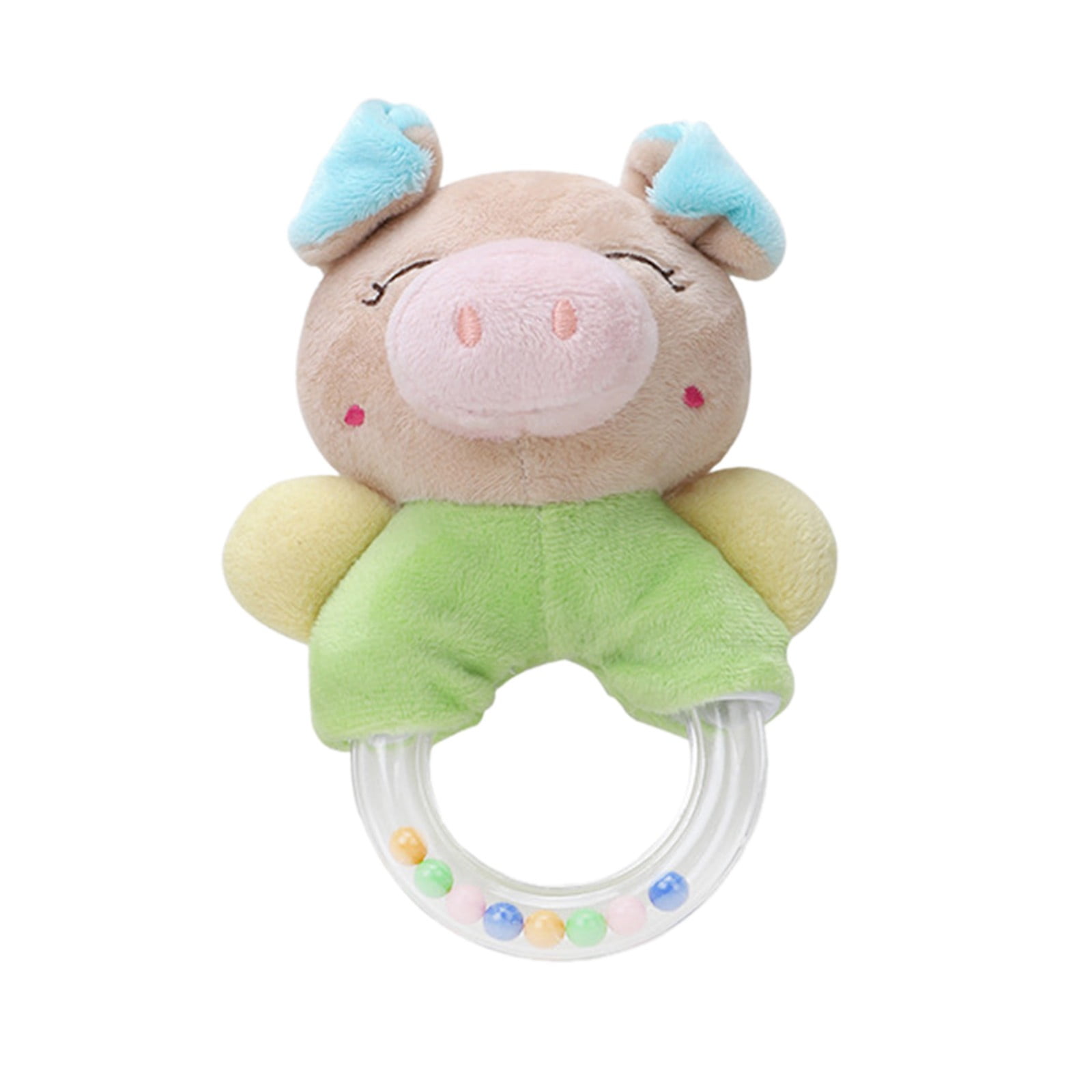 Hangyan Angle Pig Rattle Toys Cartoon Animal Hand Soft Rattles