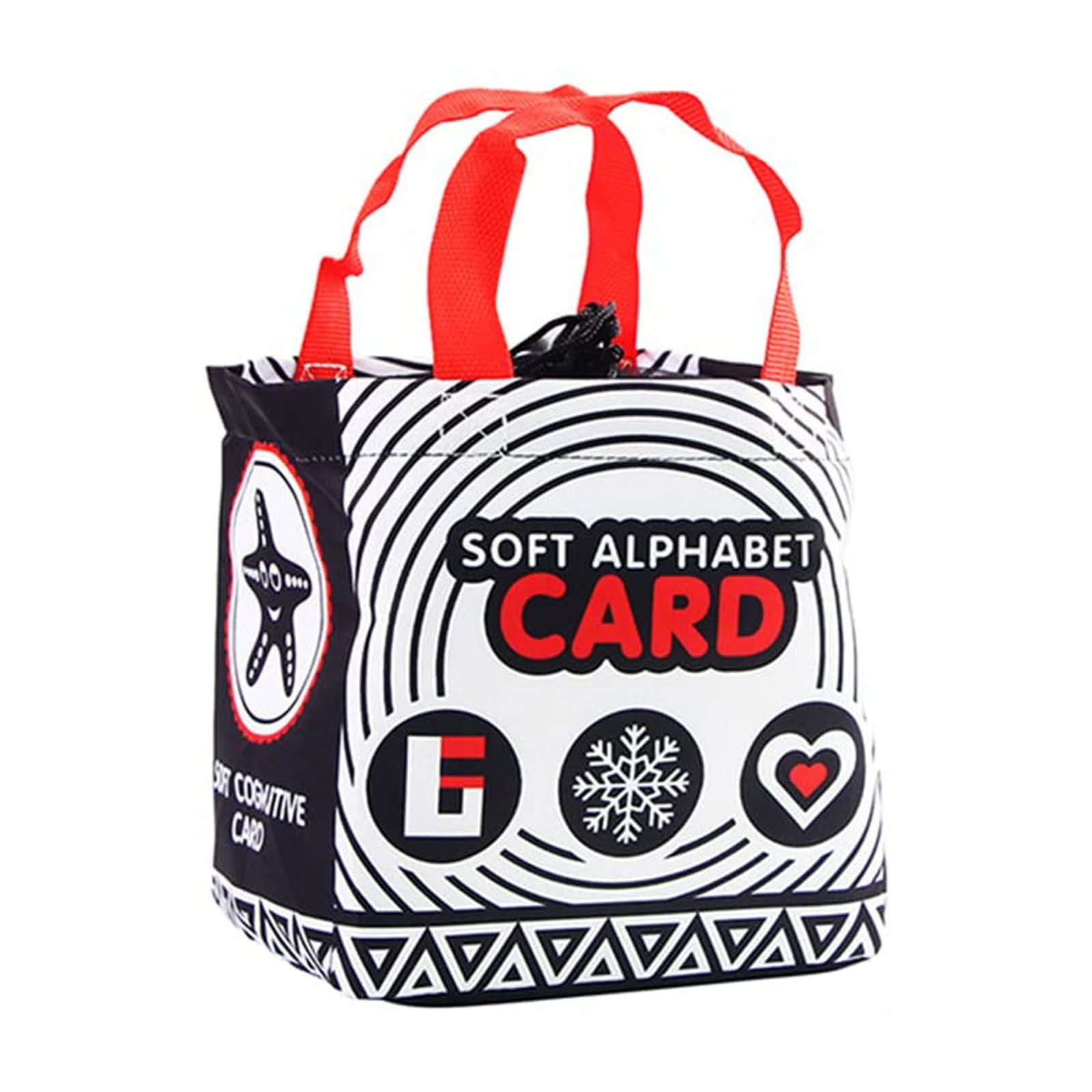 Hangyan Flash Cards For New Born Baby 26Pcs Soft English Alphabet Flash