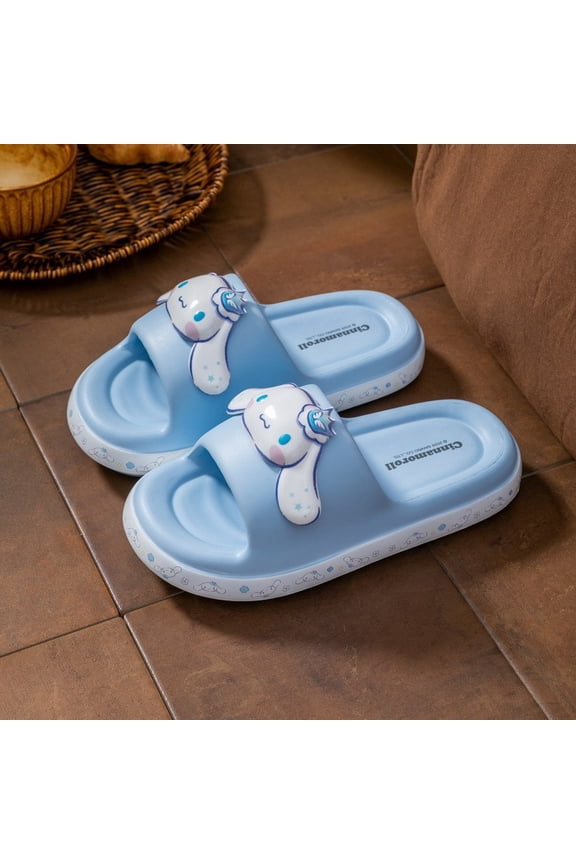 Hangyodon Kuromi My Melody Hello Kitty Soft Summer Slippers Cartoon Sandals Beach Shoes