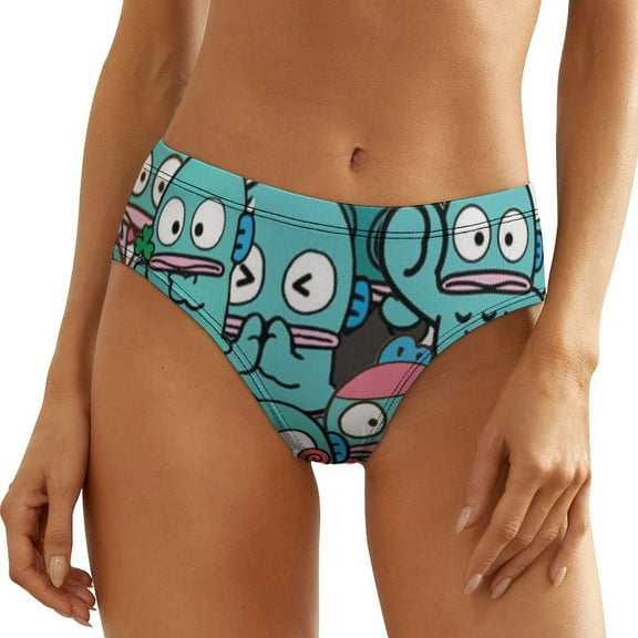 Hangyodon Women's Underwear Low Rise Full Coverage Briefs Breathable Underpants Ladies Regular Plus Size Panties