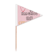 thumbnail image 1 of Hangzhou Sign Art Deco  Fashion Toothpick Triangle Cupcake Toppers Flag, 1 of 3