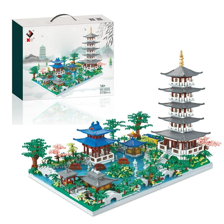 Kimiangel Hangzhou West Lake Mini Building Set, 5186PCS ABS Micro