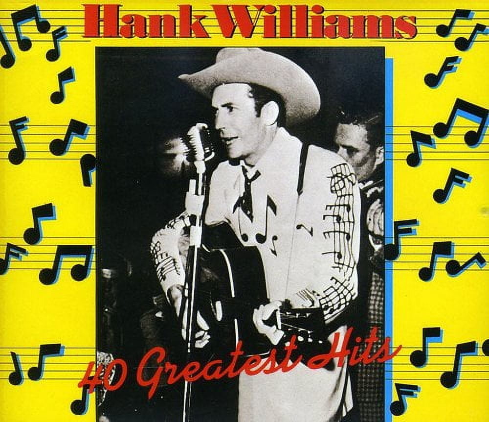 HANK WILLIAMS SR Hank Williams - 40 Greatest Hits - Music & Performance - CD