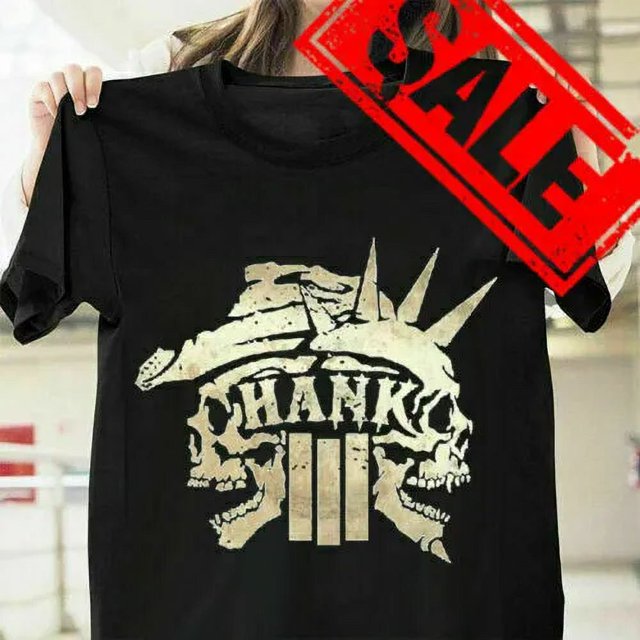 Hank Williams Bocephus Iii Skull TShirt Country Tour Music Gift Rock