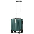 thumbnail image 1 of Hanke 14” Adult Hard Shell Lightweight Carry On Luggage, Blackish Green, 1 of 9