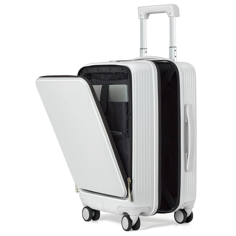 Hard shell white suitcase online