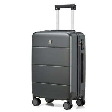 Hanke 24 Inch Luggage Hard Shell Suitcase Medium Luggage with Spinner Wheels Travel Suitcases for Women & Men TSA Approved Luggage Rolling Checked Luggage(Graphite Grey)