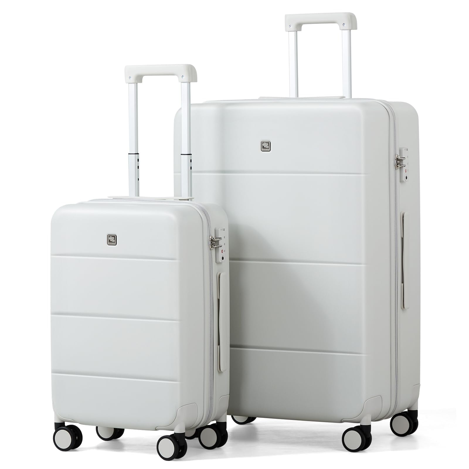 Hanke Luggage Sets 2 Piece with Spinner Wheels, 20/28 Inch Hard Shell ...