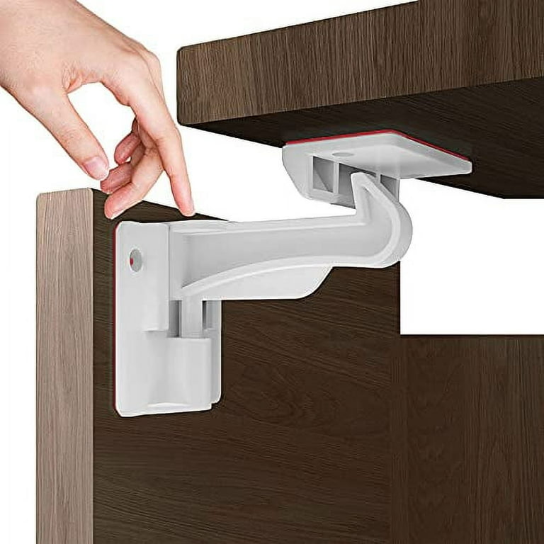 Hanker Upgraded Invisible Cabinet Locks